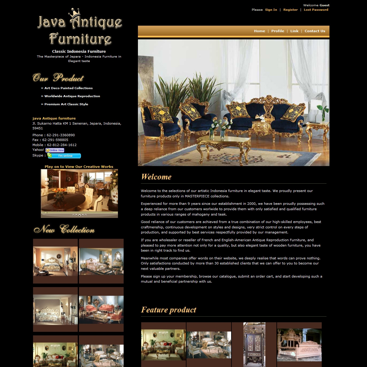 portfolio : Java Antique Furniture 1